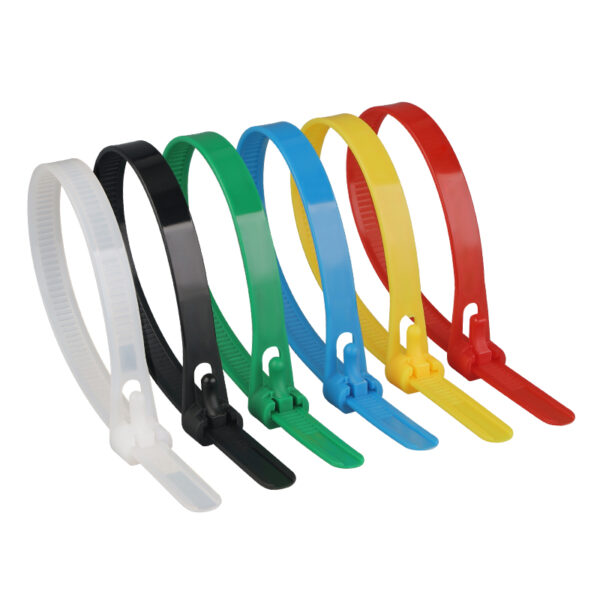 Adjustable nylon cable ties