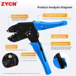 9-inch ratchet crimping pliers - Image 5