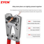 HX Large Bare Terminal Crimping Pliers - Image 2