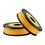 Ten rolls of digital letter number tubes