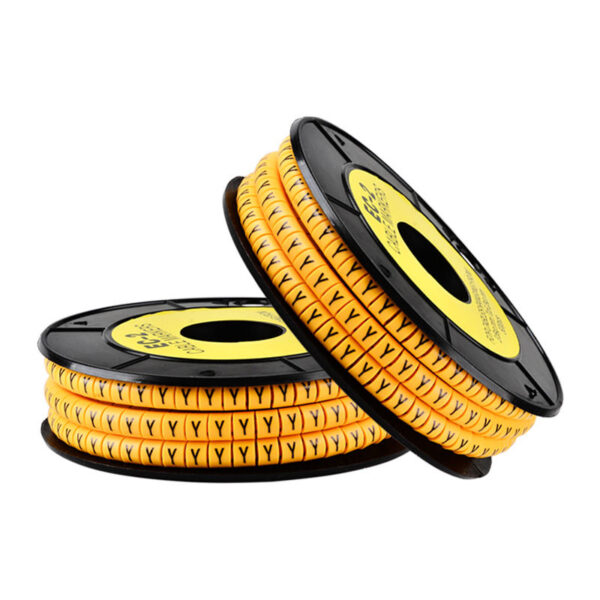 Ten rolls of digital letter number tubes