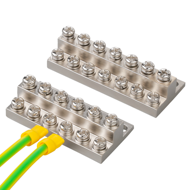 JDG双层接地排 白底 JDG Double-Layer Earthing Bar - Image 1