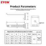 Adjustable cable tie fixing seat - Image 5