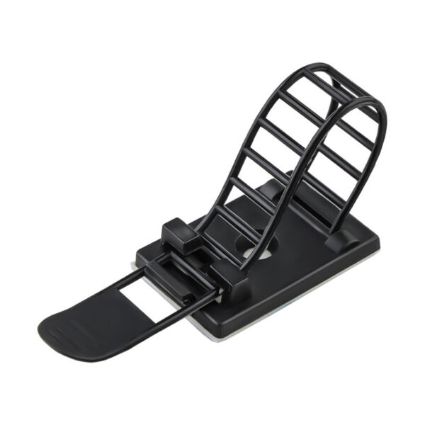 Adjustable cable tie fixing seat