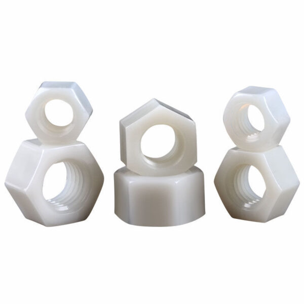 Hexagonal nylon nut