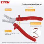 German-style small wire crimping pliers - Image 5