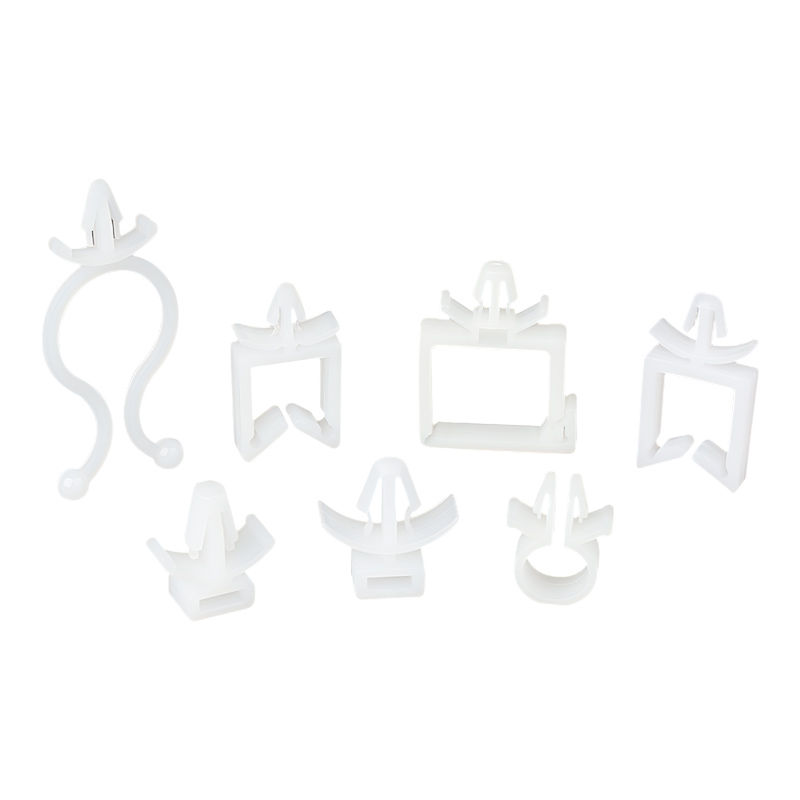 插销式电线固定座 白底 Pin-type fixed seat - Image 1