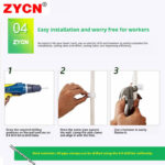 PE plastic pipe clamp - Image 4