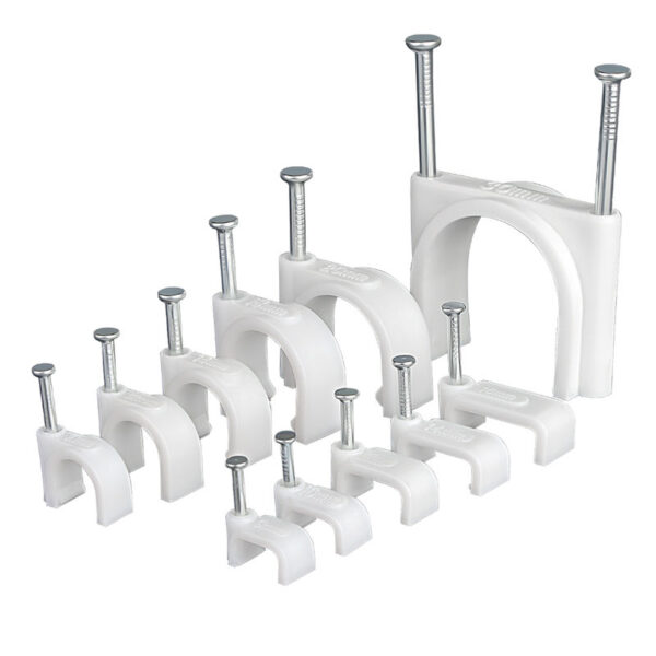 Round/Square Steel Nail Wire Clips