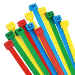 Colored nylon cable ties