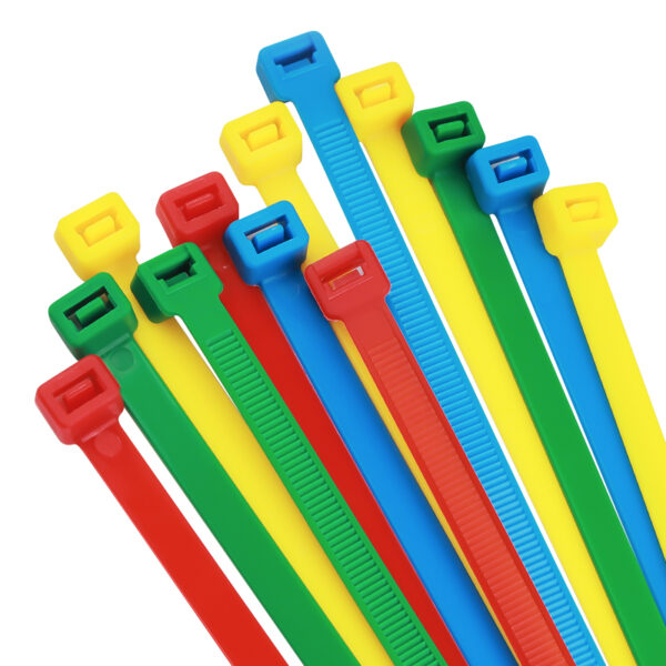 Colored nylon cable ties