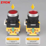 LA38-11BN Self-locking/Self-resetting Pushbutton Switch - Image 2