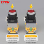 LA38-11D Self-locking/Self-resetting Pushbutton Switch - Image 2