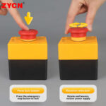 LA38-11ZS Mushroom-head pushbutton switch - Image 2