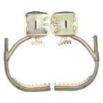 Tree-climbing foot clamp