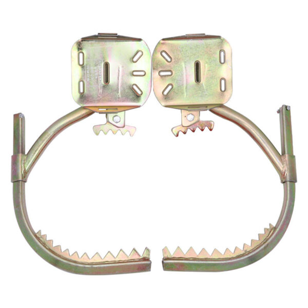 Tree-climbing foot clamp