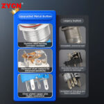 Blue Base Metal Push Button Switch - Image 2