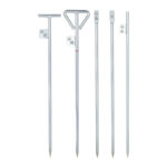 Lightning protection grounding rod series