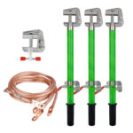 High-Voltage Grounding Rod Set
